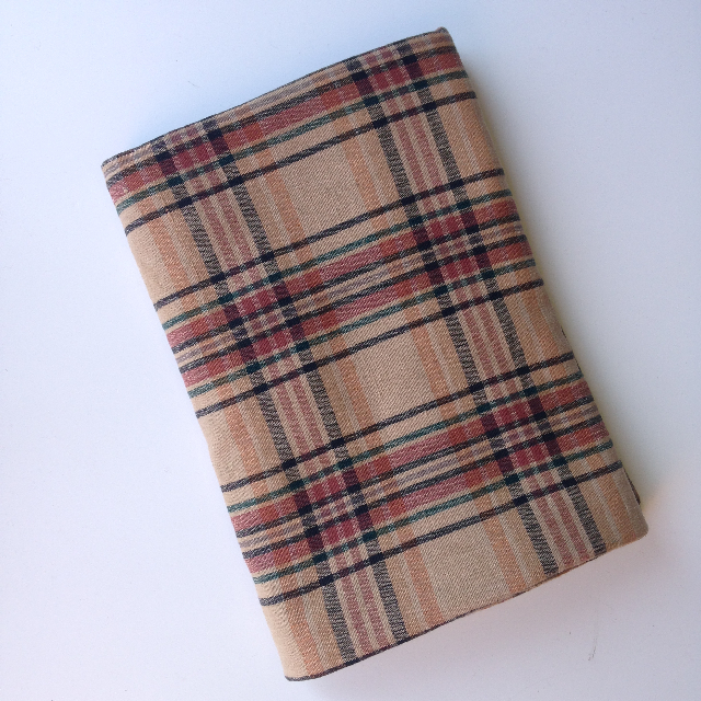 BLANKET, Picnic Blanket - Beige Tartan Cotton